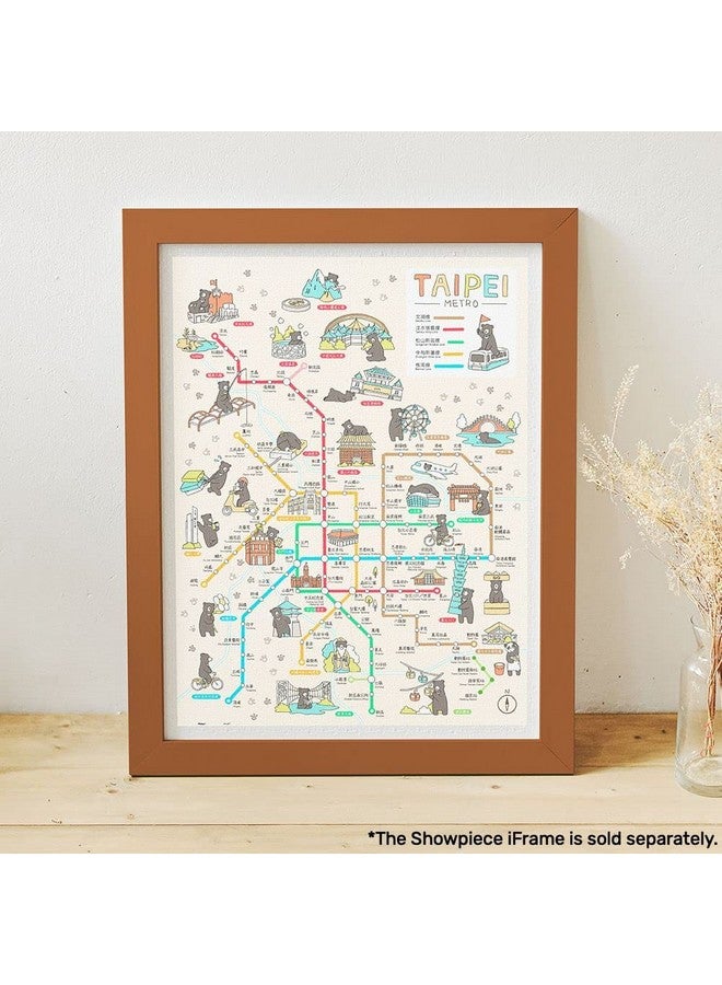 Pintoo Jigsaw Puzzles 1200 Piece for Adults - Go! Taipei Metro Beautiful Plastic Puzzle for Home Decor Zero Dust Easy Storage [H2213] - Image 2