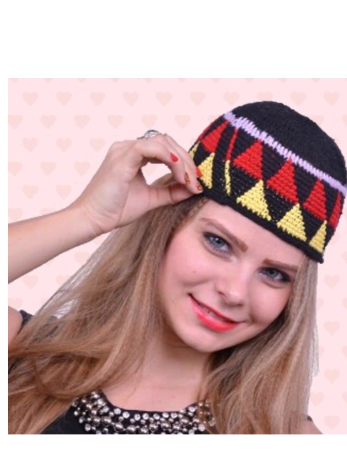 Generic - "Explore the magic of Nubia: a handmade Nubian hat - a unique experience of authenticity and beauty" - Image 1