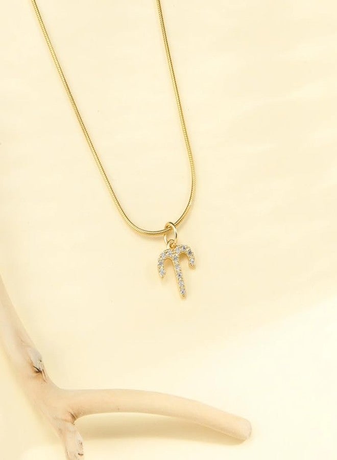 SALTY Pack of 2 Cosmic Zodiac Pendant-Aries for Women | Stylish Locket Chain | Latest Fashion Jewellery Accessories for Girls | Minimal Jewelry | Ideal for Gifting | Marriage, Birthday | Gift for Valentine Day - Image 4