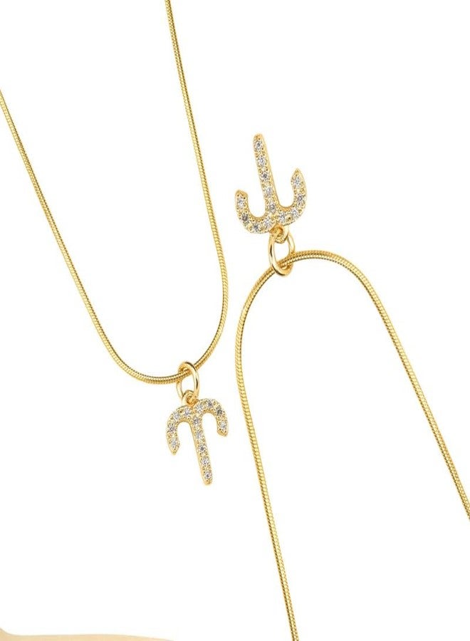 SALTY Pack of 2 Cosmic Zodiac Pendant-Aries for Women | Stylish Locket Chain | Latest Fashion Jewellery Accessories for Girls | Minimal Jewelry | Ideal for Gifting | Marriage, Birthday | Gift for Valentine Day - Image 1