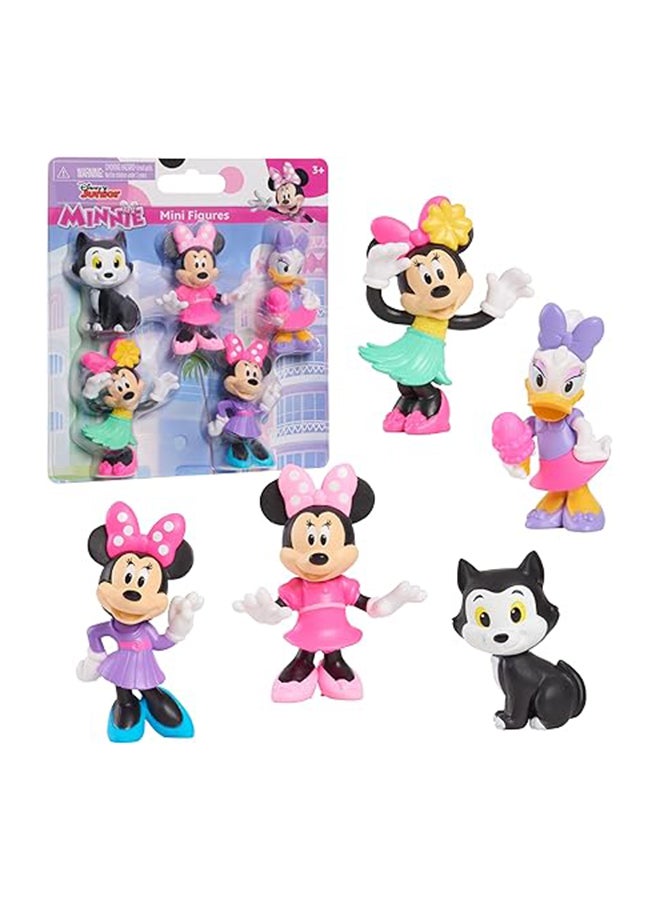 Minnie Mouse 5 Pack Figures Deluxe Packaging  - Image 1