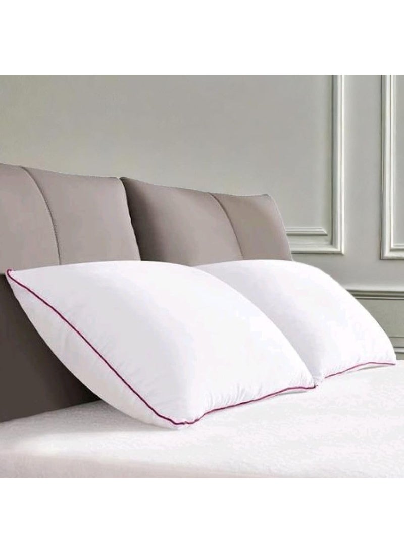 NTA BEST NTA BEST Cloud Polyester Extra Soft Polyester Fabric Cuddling Pillow with Standard Size 1727 Inch White_Shape Rectangle Pack of 2  - Image 1