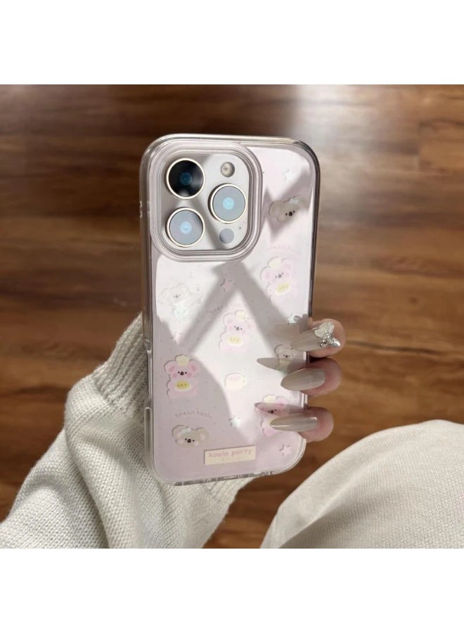 NIBEMINENT Sweet Pink Koala Protective TPU Case Cover For iPhone 15 Pro Max - Image 3