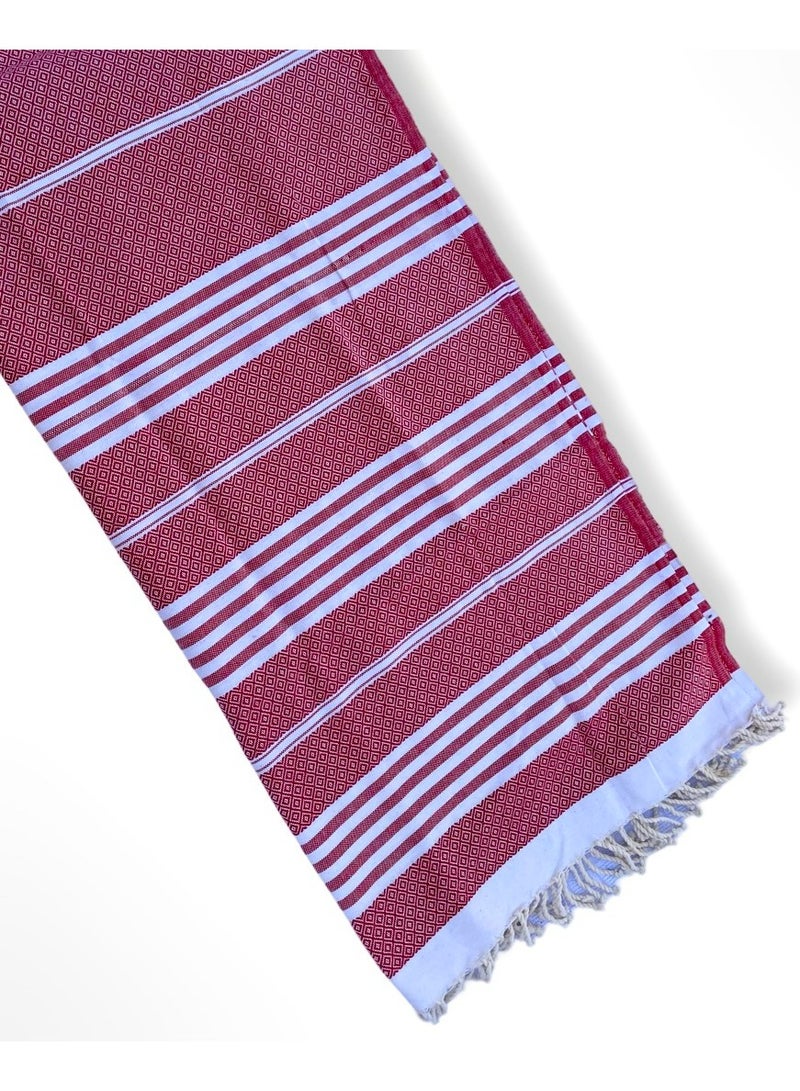 Mediterranean Essence Beach Towel  Red - Image 2