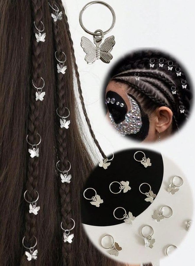 Plenteous Hair Braid Clips and Rings – Multi-Shaped Pendant Dreadlock Beads, Hoop Style Hair Accessories for Girls and Women (40 pc Mix Design) - Image 5