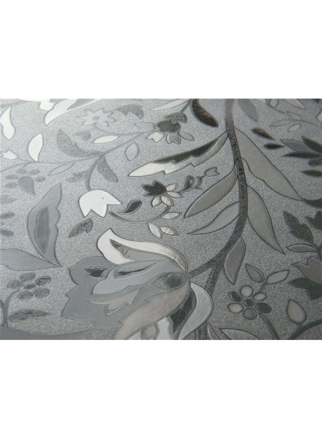 Floral Window Sticker Clear 45x100cm - Image 4