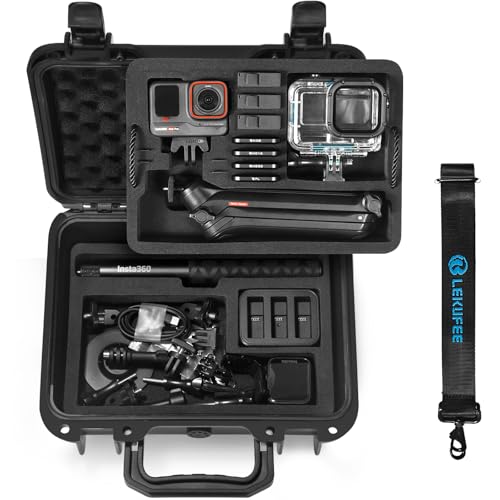 Lekufee Travel Waterproof Hard Case for Insta360 Ace Pro 2 Action Camera and AccessoriesCase Only - Image 1