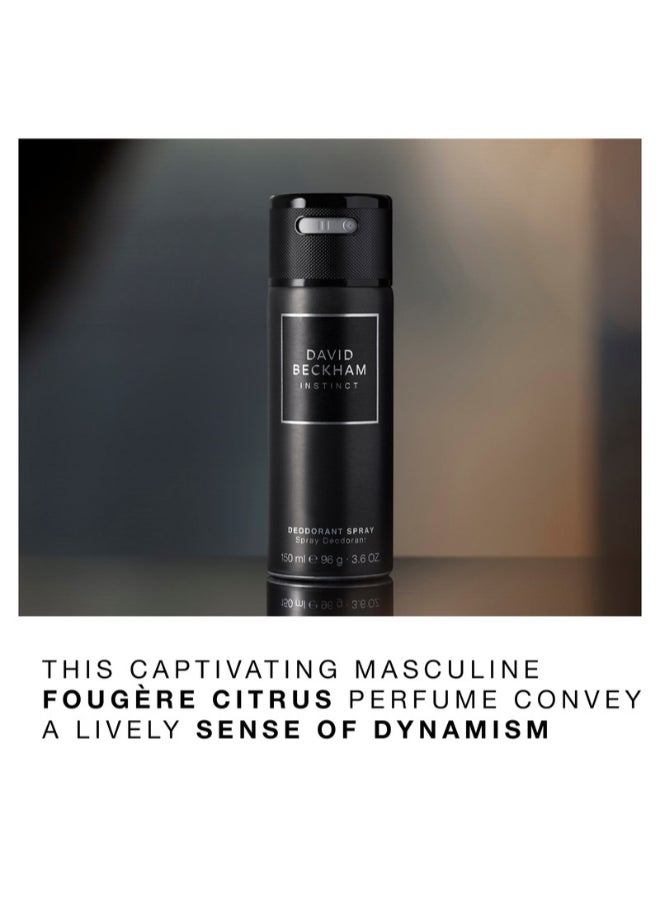 David Beckham Instinct Deodorant Body Spray 150Ml - Image 4