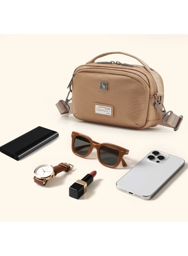 Oiwas Liuliu Series Lightweight Water-resistant Pink Uni Crossbody Chest Waist Sports Bag