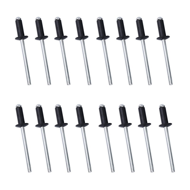 Maozaa 100 PCS 1/8" x 1/4" Aluminum Blind Rivets, 3.2 x 6mm Pop Rivets, Black - Image 3