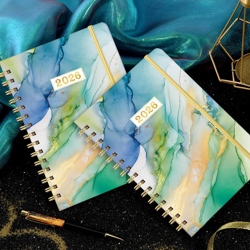 Journaltastic 2026 Planner - Plannner 2026, JAN 2026 - DEC 2026, 2026 Planner Weekly and Monthly, Calendar Planner, 6.3" x 8.4", Tabs, Hardcover, Back Pocket - Image 2