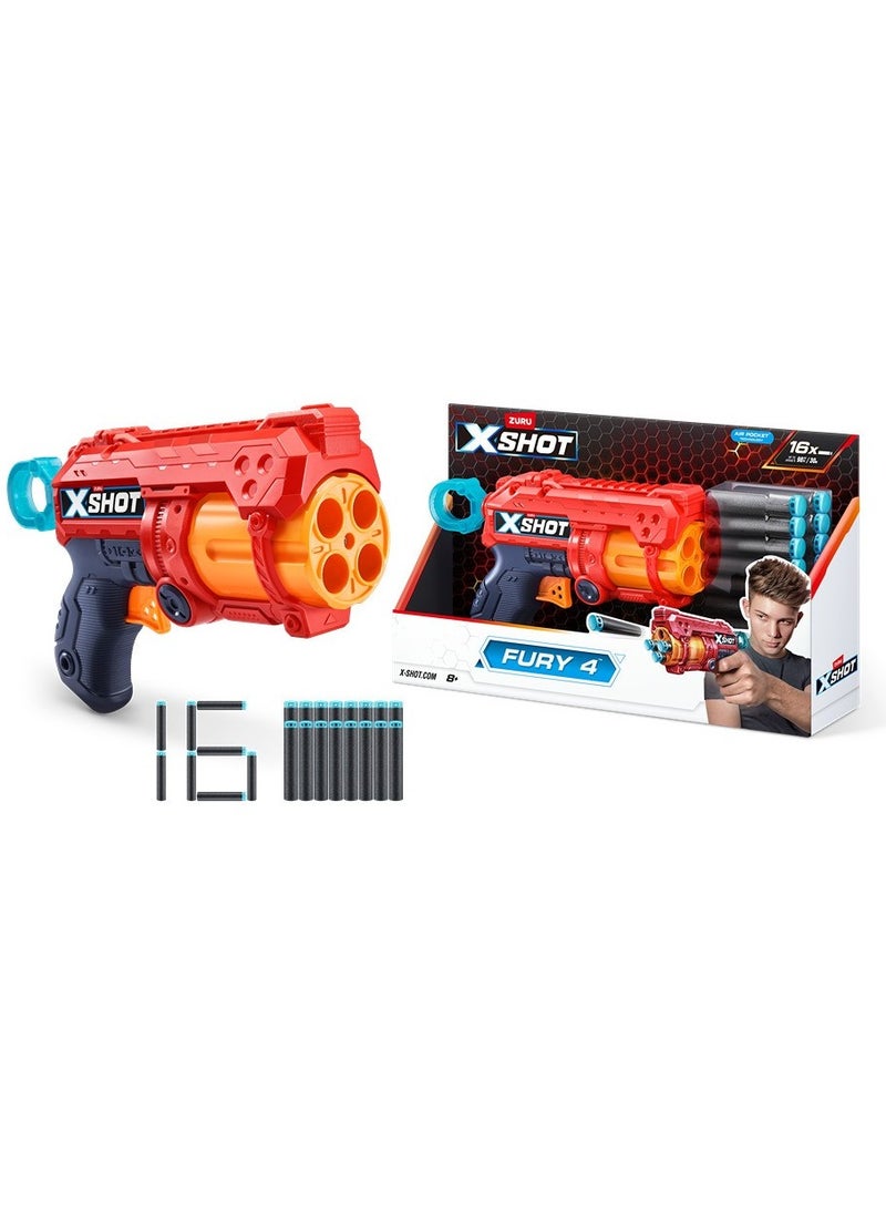 ZURU ZURU XSHOT EXCEL FURY 4 (16Darts)  - Image 2