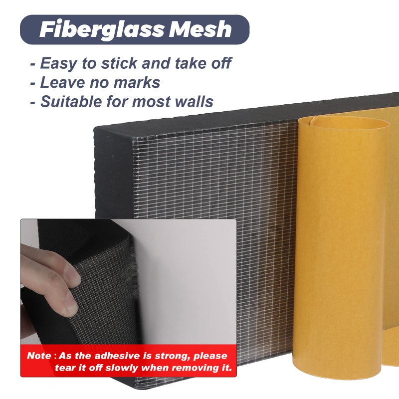 GameXcel Garage Wall Protector Car Door Protectors Garage Guards Bumpers EVA Foam Thick Water Resistance Self Adhesive Garage Wall Pad for Car Doors Anti-Collision Garage Wall Protect,4 Pack Black - Image 5