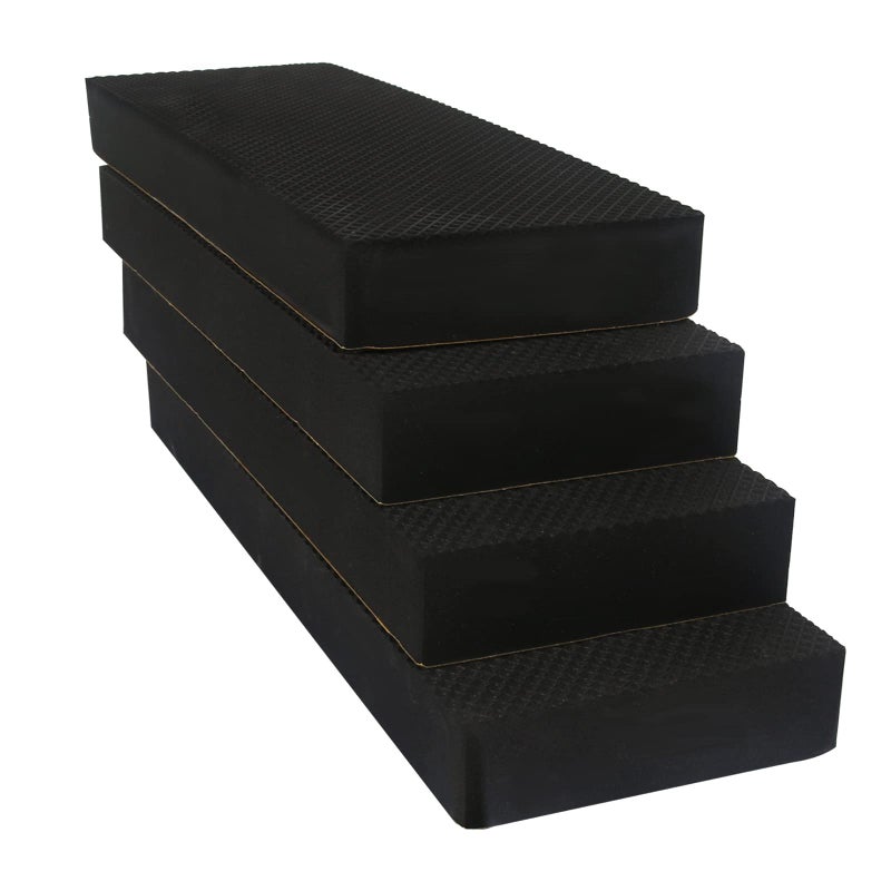 GameXcel Garage Wall Protector Car Door Protectors Garage Guards Bumpers EVA Foam Thick Water Resistance Self Adhesive Garage Wall Pad for Car Doors Anti-Collision Garage Wall Protect,4 Pack Black - Image 1