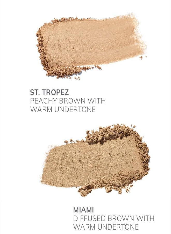 FARMASi Powder Bronzer Blush Skin Makeup, Highly Pigmented, Cushiony Formula with Nourishing Vegetable Squalene and Smooth-Satin Finish, Refreshing Moisture Boost 0.4 fl oz (12 g), Rio - Image 3