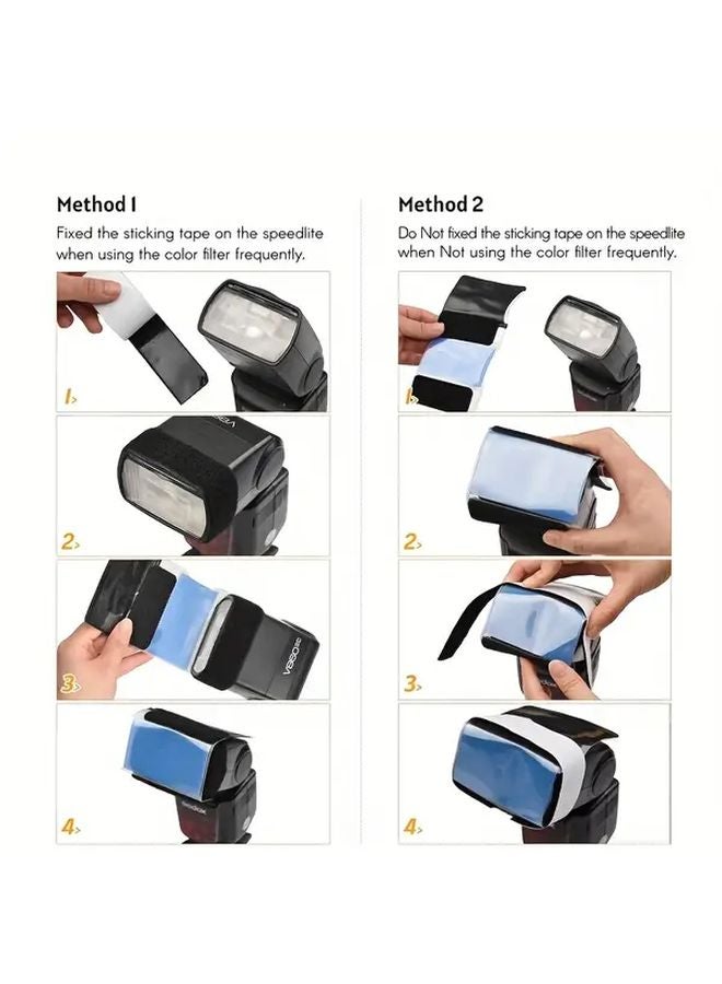12 Color Tablets Filter Set For Camera DSLR Flash Softbox Photography - Image 5