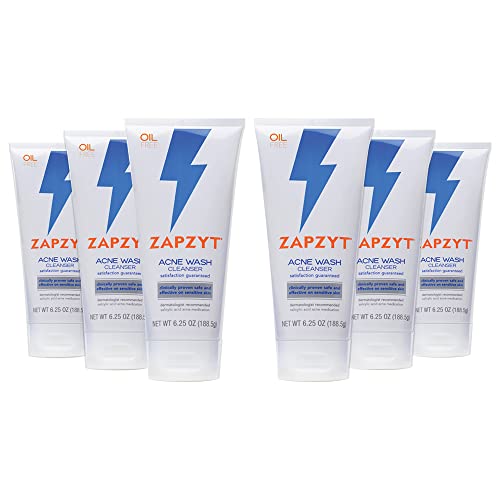 ZAPZYT Acne Wash with Salicylic Acid 625 oz Pack of 6
