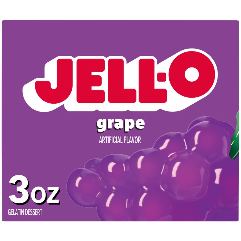 Jell-O Grape Gelatin Dessert Mix (3 oz Box) - Image 1