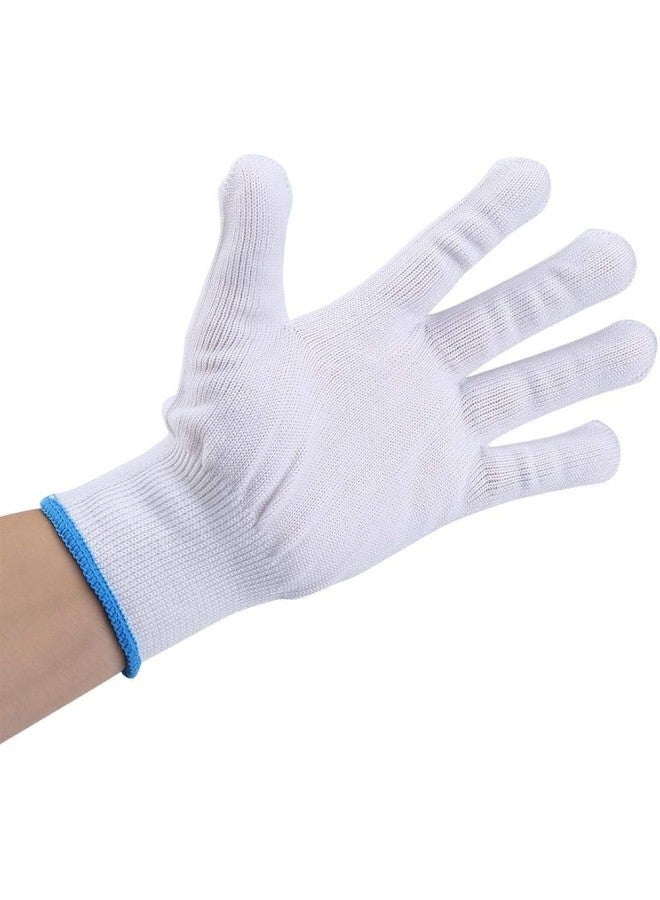 klarako Cut Resistant Gloves Safety Cut Proof Stab Resistant 316L Stainless Steel Wire Hunting Fishing Butcher Durable Cotton Glove High Performance Level 5 Protection (L) 
