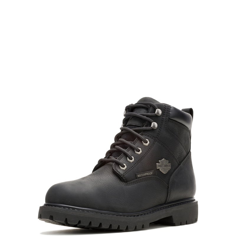 HARLEY DAVIDSON HarleyDavidson mens Gavern Waterproof Leather Motorcycle Casual Boot Black 75 - Image 2