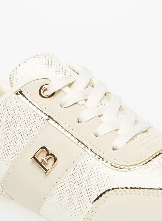 فلورا بيلا من شو إكسبرس Women's Textured Lace-Up Sneakers