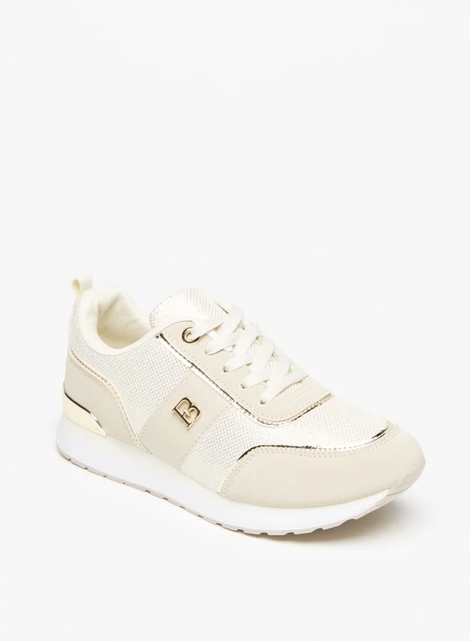 فلورا بيلا من شو إكسبرس Women's Textured Lace-Up Sneakers