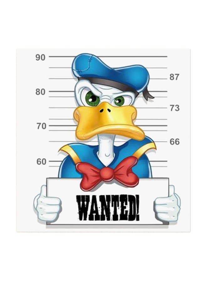 RYN فن الجدار من دونالد داك MDF متعدد الألوان 30x30 سنتيمتر - Image 1