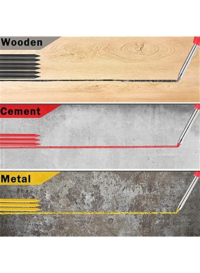 MOXO 1  Mechanical Carpenter Pencil Set with BuiltIn ener and 12 Refill Leads for Carpenter Scriber Construction Woodworking Tools  Marker Marking Tool - Image 4
