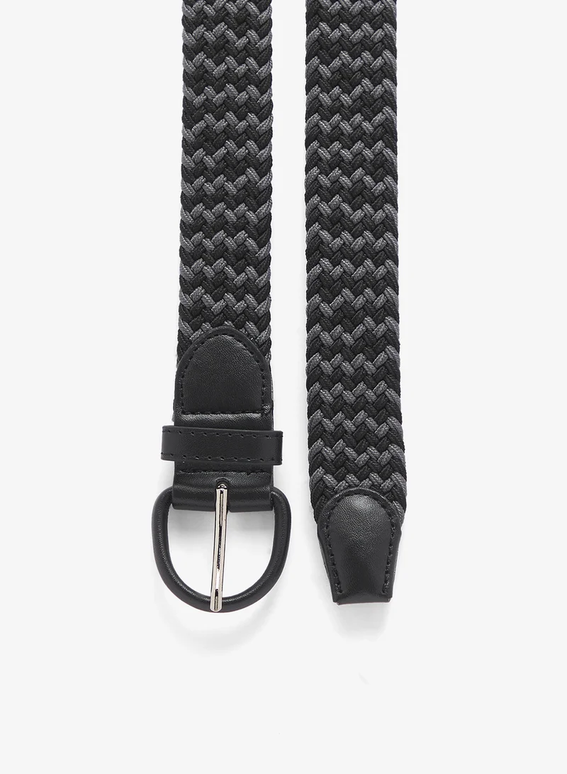 سفنتي فايف حزام كاجوال نحيف مجدول بمقاس حر