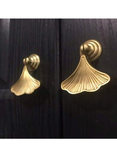 Oasisgalore 2Pcs Furniture Knob Handles Pull Handle Fashion Ginkgo Leaf Shape Dresser Knobs for Cabinet Door Drawer  - Image 4