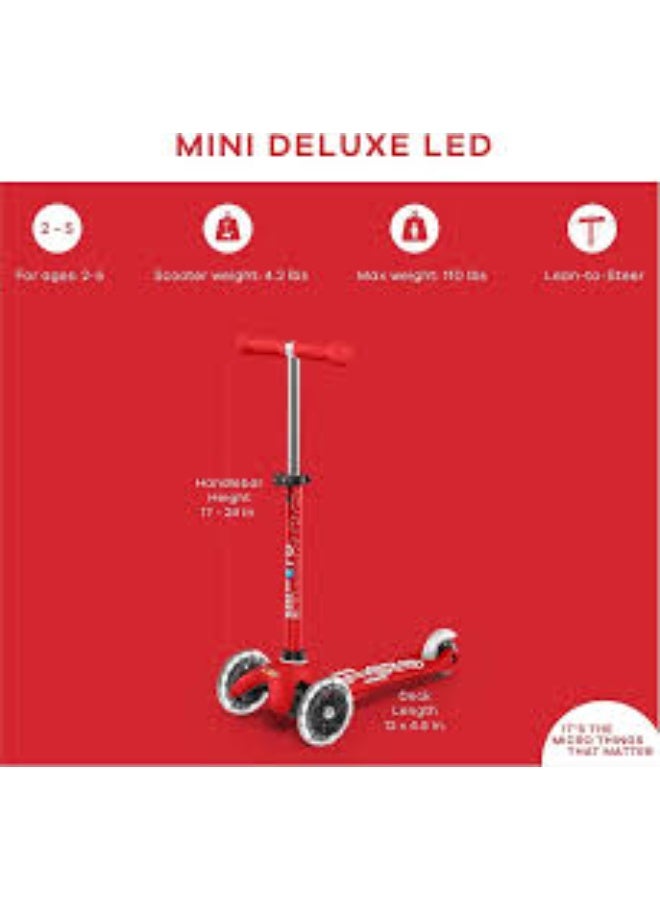 مايكرو MINI MICRO DELUXE FOLDABLE LED RED - Image 1