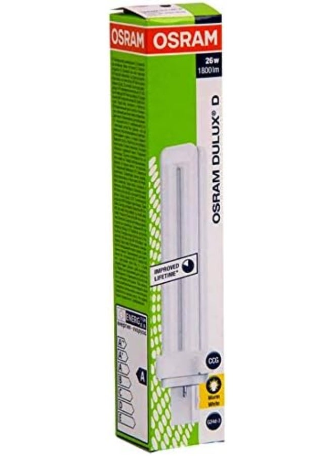 OSRAM Osram Compact Home Decorative Durable Fluorescent Lamp, 26-w, 2 Pin, Pack Of 4 - Warm White - Image 5