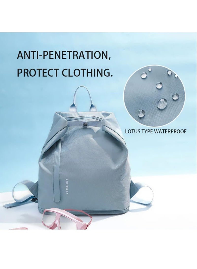 Swimming Equipment Backpack Bag,Beach bag,Beach Backpack,Sports Duffel Bag,Pool Bag,Wet & Dry bag with Shoe Space