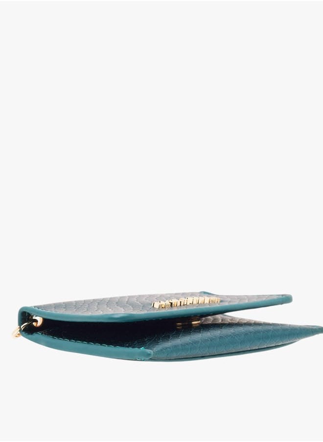 Flora Bella By Shoexpress Women Logo Accent Wallet with Flap Closure  - Image 4
