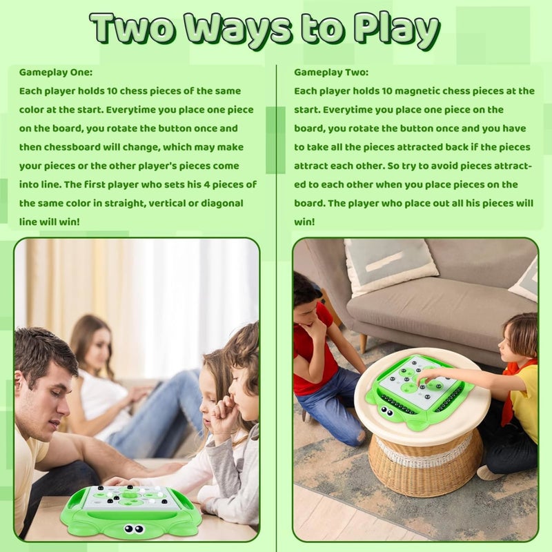 Zikra Orbital Logic Board Game, Educational Orbit Logic, Chess Track for 2 Player, Parent-Child Interactive Toys for Party Favor (green) - Image 4