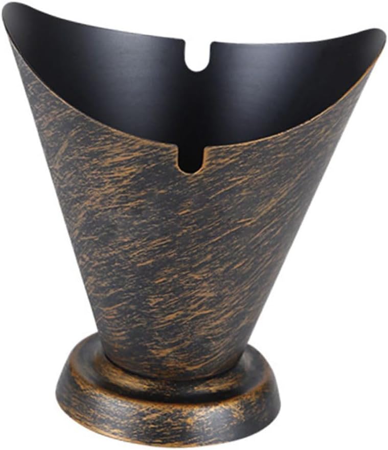 Cast Iron Ashtray Retro Decorative Smoke Ash Jar for Living Room Office Table Gift - Image 1