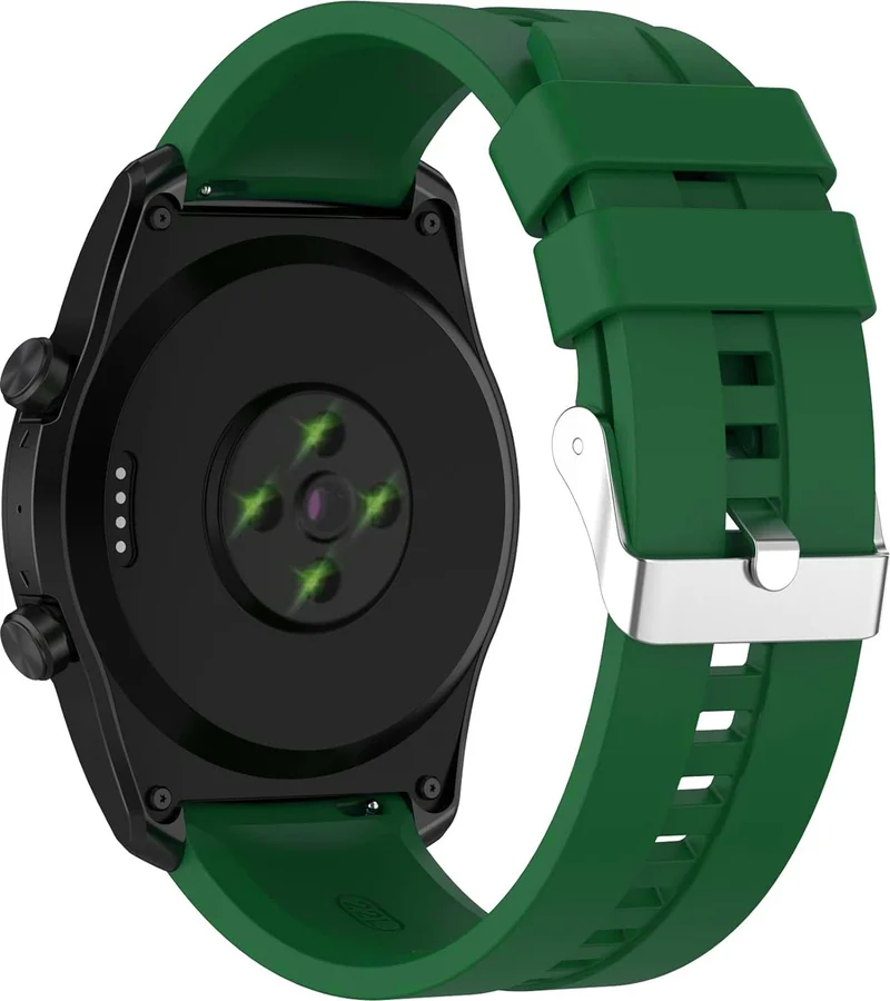 Forzacase Huawei Watch GT5 Pro 46 Compatible with Buckle Stripe Pattern Silicone Strap - FC369