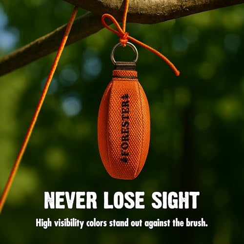 FORESTER Arborist Throw Line Kit | 11oz Throw Weight & 166ft Rope | Ultra Slick 100% Polyester Rope | Arborist Equipment For Tree Climbing - Image 5