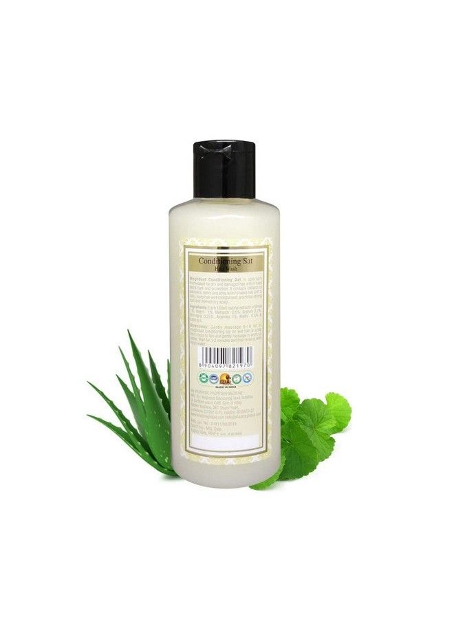 KHADI MEGHDOOT Conditioning Shampoo 210Ml For Day And Damaged Hair Enriched With Extracts Of Aloevera And Brahmi; Khadi Natural Product Cleans And Moisturizers Hair(Pack Of 1)  - Image 3