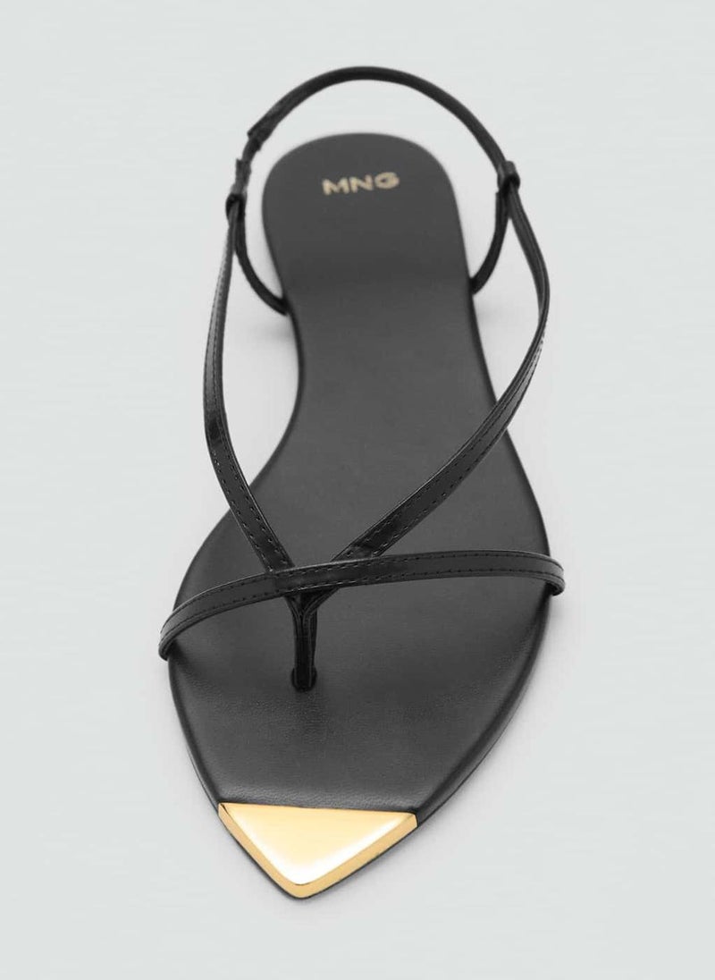 MANGO Strap And Contrasting Sandals  - Image 4