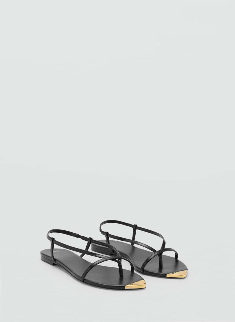 MANGO Strap And Contrasting Sandals  - Image 2