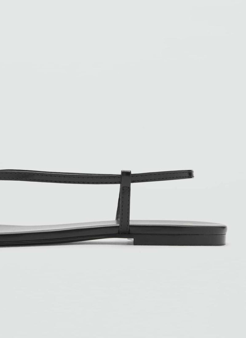 MANGO Strap And Contrasting Sandals  - Image 3