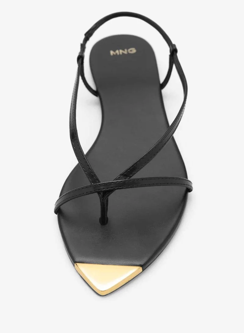 MANGO  Strap And Contrasting Sandals for Women | Best Price UAE