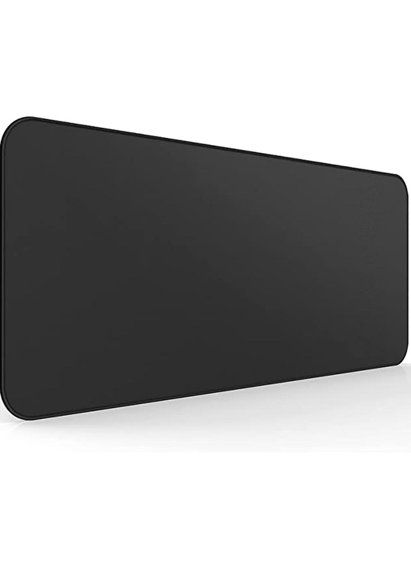 كابتن تيك لوحة ماوس الألعاب ، لوحة ماوس كبيرة ممتدة مع قماش منسوج دقيق للغاية ، لوحة لوحة مفاتيح مقاومة للماء مع حواف مخيطة ، قاعدة مانعة للانزلاق ، 31.5 × 11.8 بوصة ، أسود - Image 2