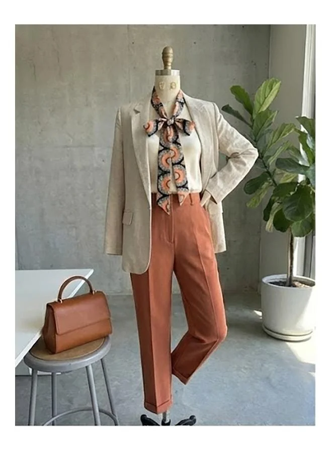 VEILLE Women's Retro Patterned Stylish Scarf – Compatible with Daily & Office Outfits, Gift Option.