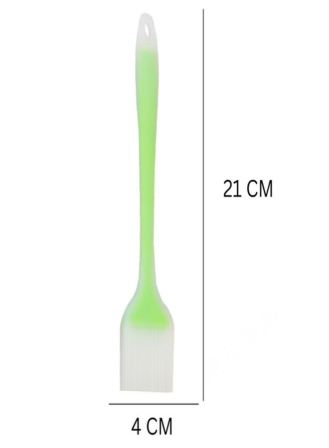 BENCI Kitchen Brush Baking Brush Silicone Basting Brush Pastry Brush Dishwasher Safe Pastry Brush Oil Brush for Cooking Cooking Brush Oil Brush Cooking (Multi Color) (Set of 2) - Image 2