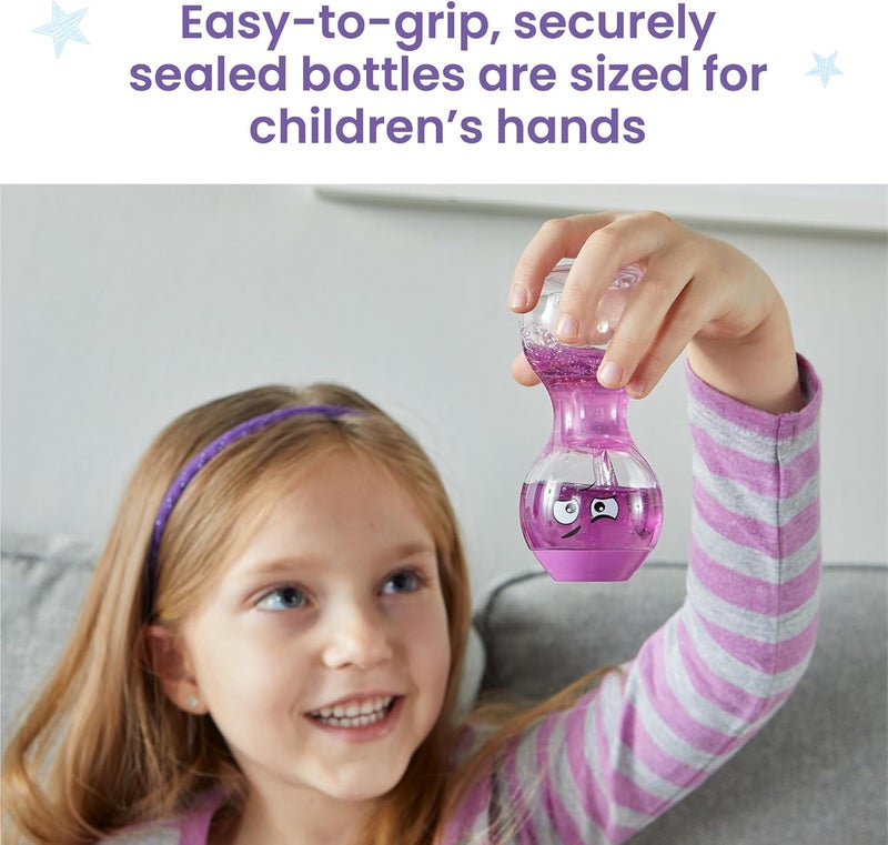 hand2mind hand2mind Express Your Feelings Sensory Bottles Secondary Emotions Toddler Sensory Toys Quiet Fidget Toys Play Therapy Toys Calm Down Corner Supplies Calming Corner Social Emotional Learning - Image 5