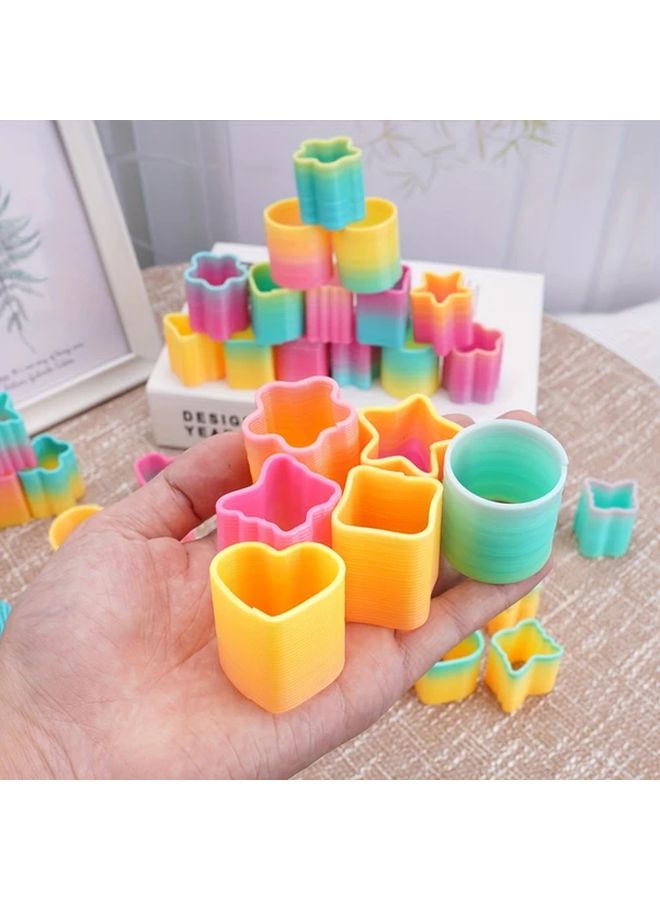 Rainbow Ring Party Gift Set Random Color And Shape For Holidays Birthdays Prizes - Image 5