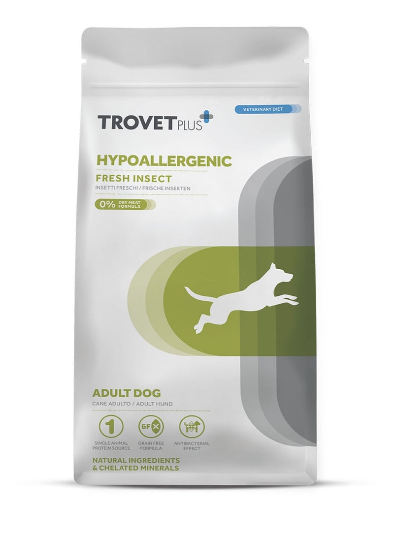 Trovet Trovet Plus Adult Dog Hypoallergenic Insect Veterinary Diets 10kg - Image 1