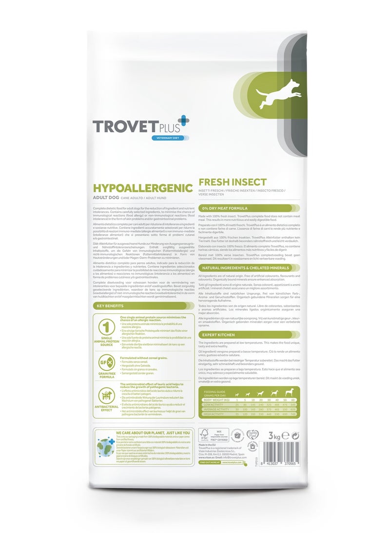 Trovet Trovet Plus Adult Dog Hypoallergenic Insect Veterinary Diets 10kg - Image 3